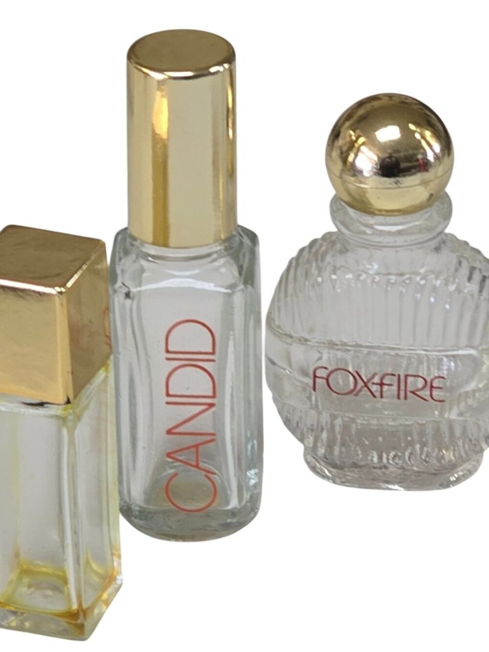 Vintage Perfume Miniature Lot 6 Empty Bottles Avon & More - Picture 3 of 5